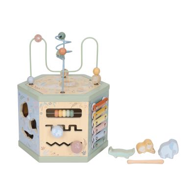 Little Dutch Safari Friends Activiteitenkubus Little Dutch Safari Friends Activiteitenkubus