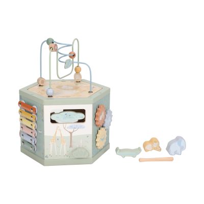 Little Dutch Safari Friends Activiteitenkubus Little Dutch Safari Friends Activiteitenkubus