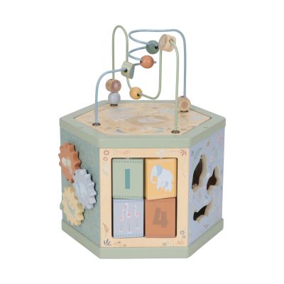 Little Dutch Safari Friends Activiteitenkubus Little Dutch Safari Friends Activiteitenkubus