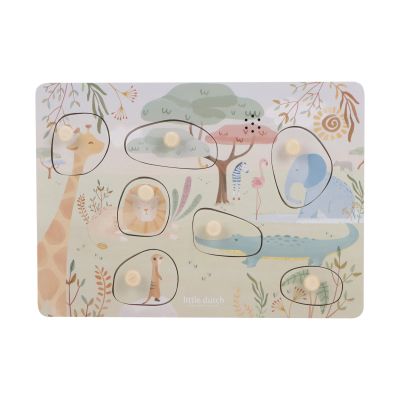 Little Dutch Safari Friends Geluidenpuzzel