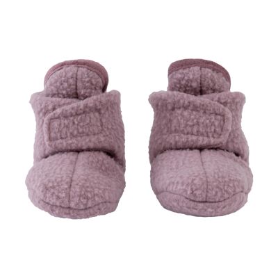 Lodger Slofjes - 3-6 Mnd - Teddy Fleece - Rose