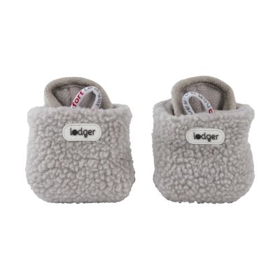 Lodger Slofjes - 0-3 Mnd - Teddy Fleece - Storm