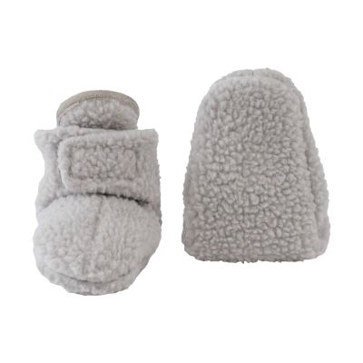 Lodger Slofjes - 3-6 Mnd - Teddy Fleece - Storm