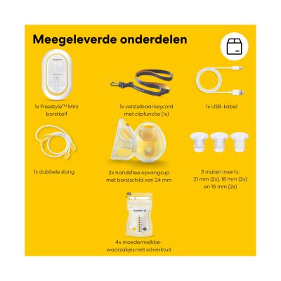 Medela Borstkolf - Freestyle™ Mini Handsfree - Dubbel Elektrisch