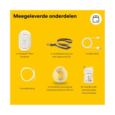 Medela Borstkolf - Freestyle™ Mini Handsfree - Enkel Elektrisch
