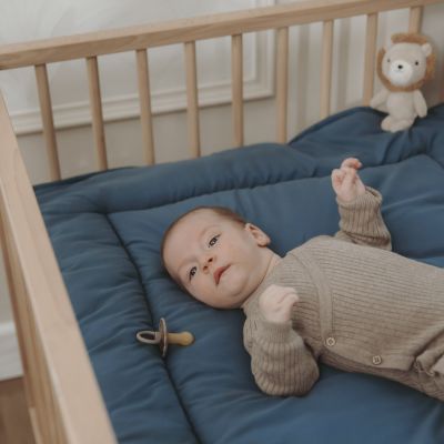 Meyco Baby Parkkleed - 80 x 100 cm - Microvezel - Jeans Blue/Indigo
