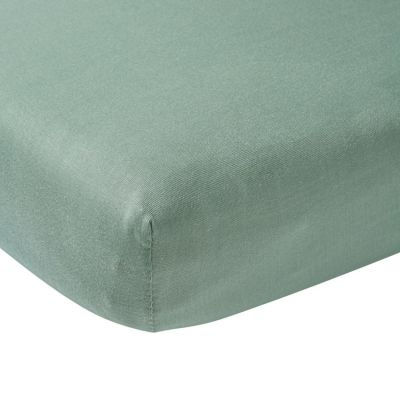Meyco Juniorhoeslaken Jersey Stone Green 70 x 140/150 cm Meyco Juniorhoeslaken Jersey Stone Green 70 x 140/150 cm