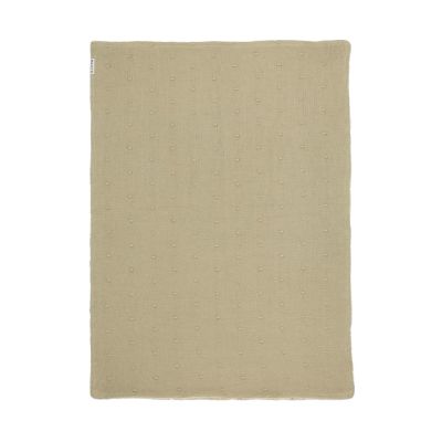 Meyco Ledikantdeken Mini Knots Sand Teddy 100x150cm Meyco Ledikantdeken Mini Knots Sand Teddy 100x150cm