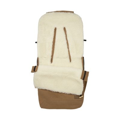 Meyco Voetenzak - 45 x 130 cm - Merinowol/Suedine - Chestnut Meyco Voetenzak - 45 x 130 cm - Merinowol/Suedine - Chestnut