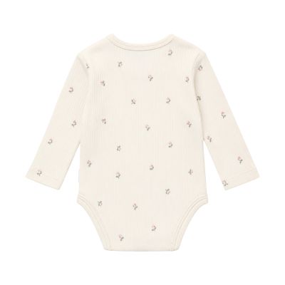 Noppies Romper Print Lange Mouw - Mt. 50 - Egret Noppies Romper Print Lange Mouw - Mt. 50 - Egret