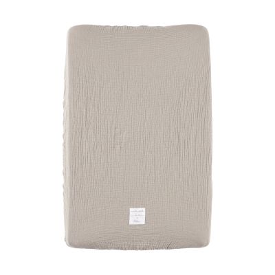 Noukie's Aankleedkussenhoes - 45 x 67 cm - Hydrofiel - Beige Noukie's Aankleedkussenhoes - 45 x 67 cm - Hydrofiel - Beige