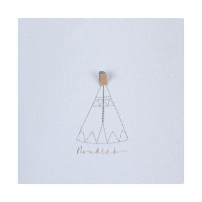 Noukie's Moon Feathers Aankleedkussenhoes - Wit Noukie's Moon Feathers Aankleedkussenhoes - Wit