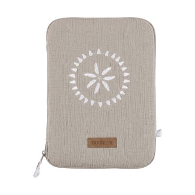 Noukie's Moon Feathers Hoes Gezondheidsboekje - Hydrofiel - Beige Noukie's Moon Feathers Hoes Gezondheidsboekje - Hydrofiel - Beige