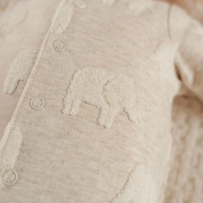 Noukie's Olifant Pyjama - Maat 44 - Jacquard - Grijs Noukie's Olifant Pyjama - Maat 44 - Jacquard - Grijs