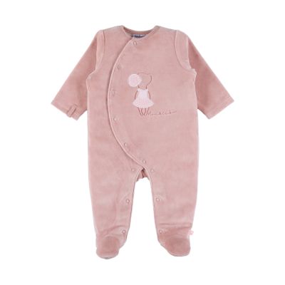Noukie's Muis Pyjama - Maat 44 - Velvet - Roze Noukie's Muis Pyjama - Maat 44 - Velvet - Roze