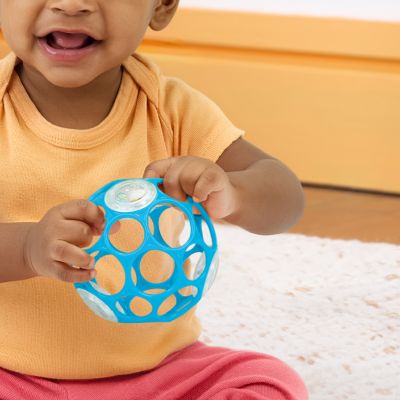 Oball Rammelaar - Easy-Grasp Toy - Lichblauw 