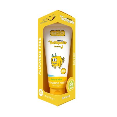 Babyton Natuurlijke Tandpasta Banaan Smaak - 50 Gram Babyton Natuurlijke Tandpasta Banaan Smaak - 50 Gram