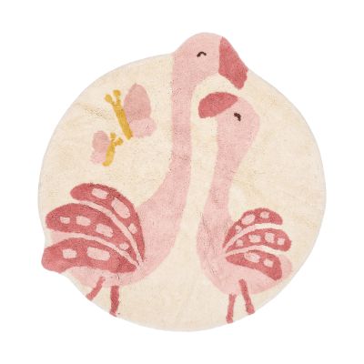 Little Dutch Flamingo Vloerkleed - 110 x 110 cm - Roze