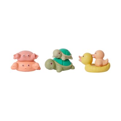 Speelgoedtopdeals Mama & Baby Badspeelgoed - 6 Stuks - Bioplastic