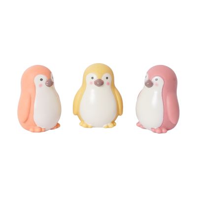 Speelgoedtopdeals Pinguïn Badspeelgoed - 4 Stuks - Bioplastic