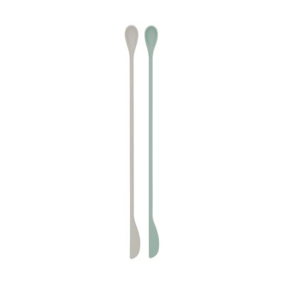Kikkaboo Roerlepel - 2 Stuks - Platina Siliconen