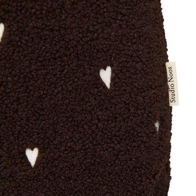 Studio Noos Teddy Mom Bag - Hearts Chocolate