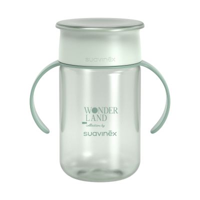 Suavinex Wonderland 360° Beker - 340 ML - Konijn Groen