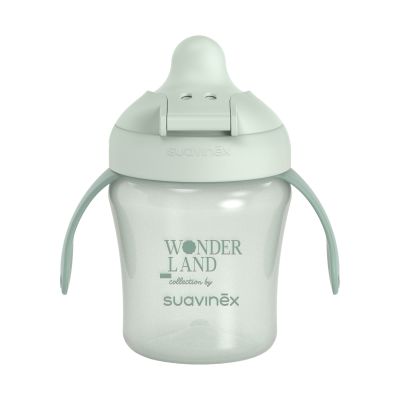 Suavinex Wonderland Leerbeker - 200 ML - Konijn Groen Suavinex Wonderland Leerbeker - 200 ML - Konijn Groen