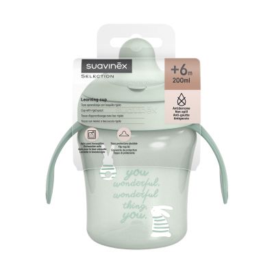 Suavinex Wonderland Leerbeker - 200 ML - Konijn Groen Suavinex Wonderland Leerbeker - 200 ML - Konijn Groen