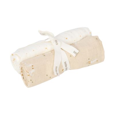 Little Dutch Little Goose Swaddle Doeken - 2 Stuks - 70 x 70 cm - Hydrofiel