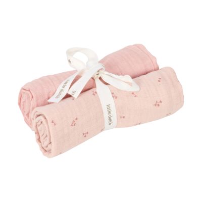 Little Dutch Pure Swaddle Doeken - Set Van 2 - Hydrofiel - 70 x 70 cm 