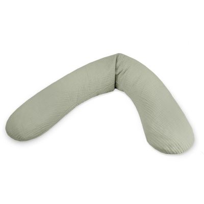 Theraline Voedingskussen Met Hoes Muslin 190 x 40 cm