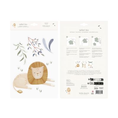 Little Dutch Muursticker Set - Safari Leo - A3