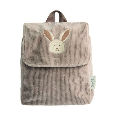 Witlof For Kids Bunny Rugzak - Velvet Rib - Warm Grey