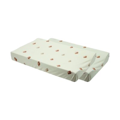 Witlof For Kids Little Doodle Aankleedkussenhoes - 2 Stuks - Jersey Witlof For Kids Little Doodle Aankleedkussenhoes - 2 Stuks - Jersey