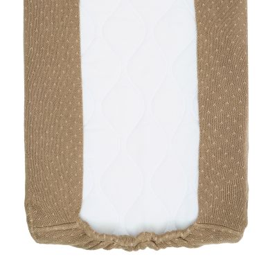 Witlof For Kids Gebreide Deken - 60 x 120 cm - Soft Sand / Urban Taupe