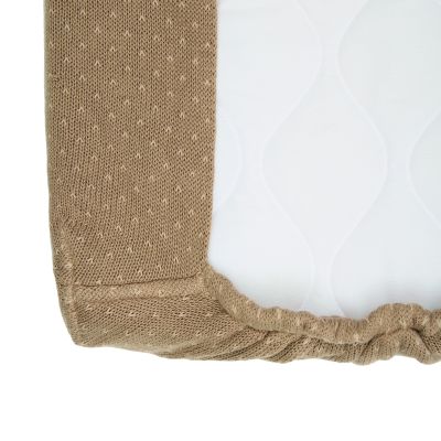 Witlof For Kids Gebreide Deken - 60 x 120 cm - Soft Sand / Urban Taupe