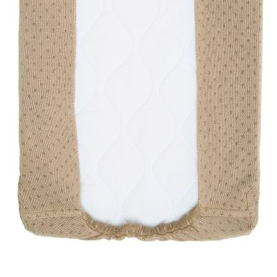 Witlof For Kids Gebreide Deken - 60 x 120 cm - Soft Sand / Urban Taupe