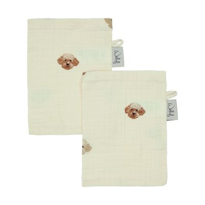 Witlof For Kids Little Doodle Hydrofiele Washand - 2 Stuks