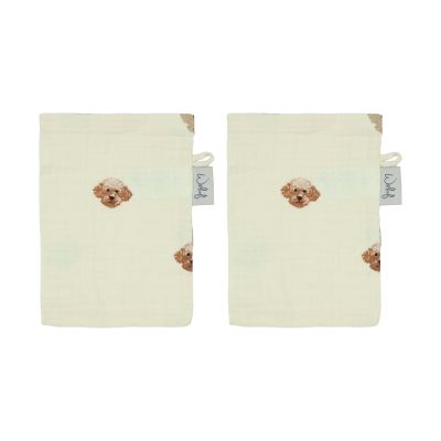 Witlof For Kids Little Doodle Hydrofiele Washand - 2 Stuks
