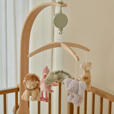 Little Dutch Safari Friends Houten Muziekmobiel Little Dutch Safari Friends Houten Muziekmobiel