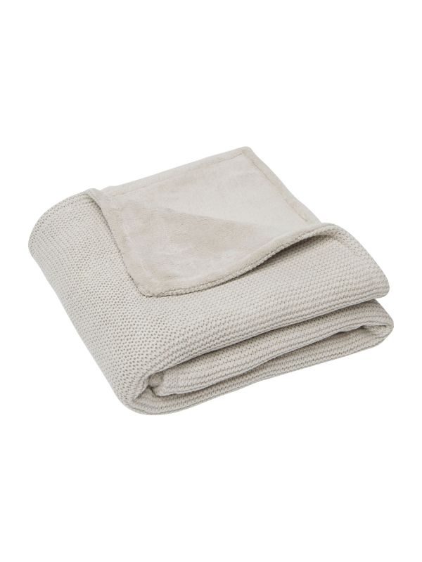 Jollein Babydeken voor baby's, Basic Knit, havermout Jollein Babydeken voor baby's, Basic Knit, havermout