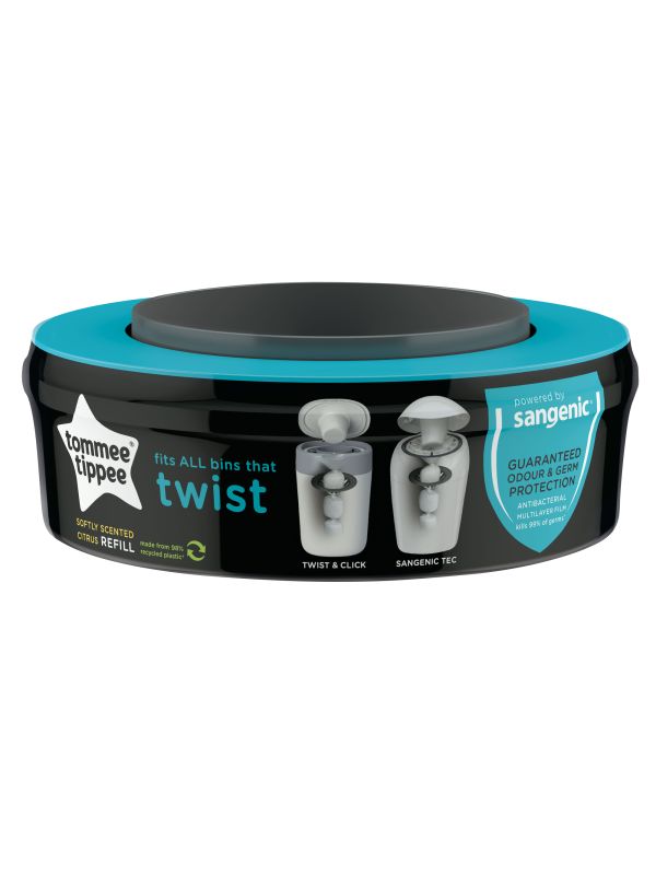 Tommee Tippee Sangenic Navulling Twist & Click Voordeelpak 12 Stuks