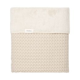 Koeka Ledikantdeken Wafel/Teddy Oslo Sand/Pebble