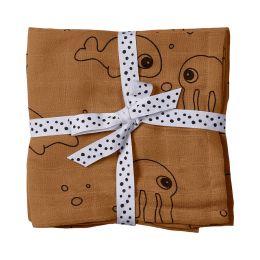 Done By Deer Luiers Sea Friends Mustard 2-Pack