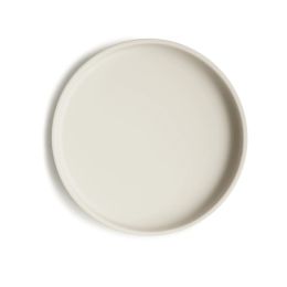 Mushie Bord Siliconen Ivory