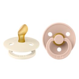 BiBs Fopspeen - Anatomisch - 2 Stuks - 0-6 Mnd - Ivory/Blush 