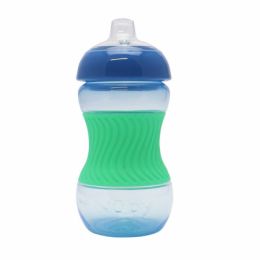 Nuby Beker Mini Easy Grip Met Silicone Huls Blauw 180ml 4mnd+