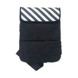 KipKep Napper Verschoonmatje - Teddy Black Stripes