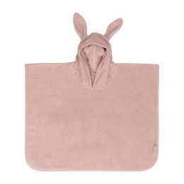 Jollein Badponcho Oortjes - Badstof - Wild Rose Jollein Badponcho Oortjes - Badstof - Wild Rose